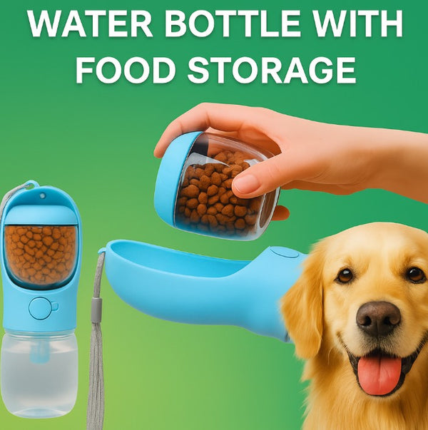 Water Bottle with Food Storage – All-in-One Hydration & Snack Solution