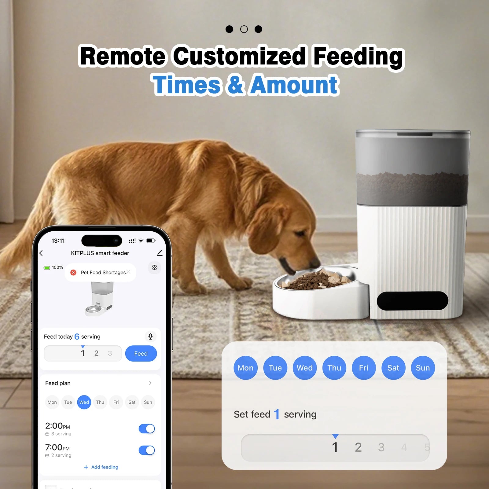 Automatic Pet Feeder with App Control & Voice Recording
