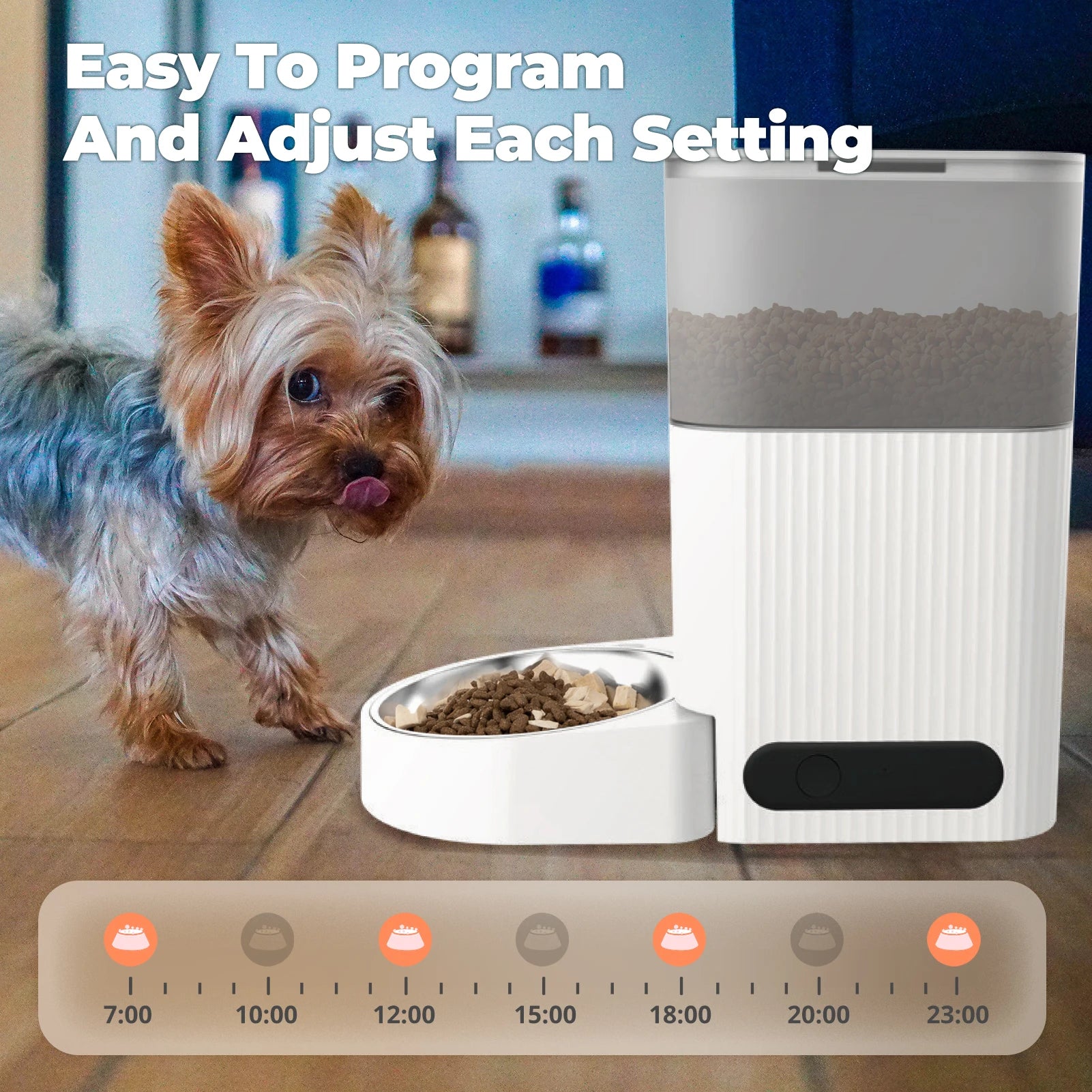 Automatic Pet Feeder with App Control & Voice Recording