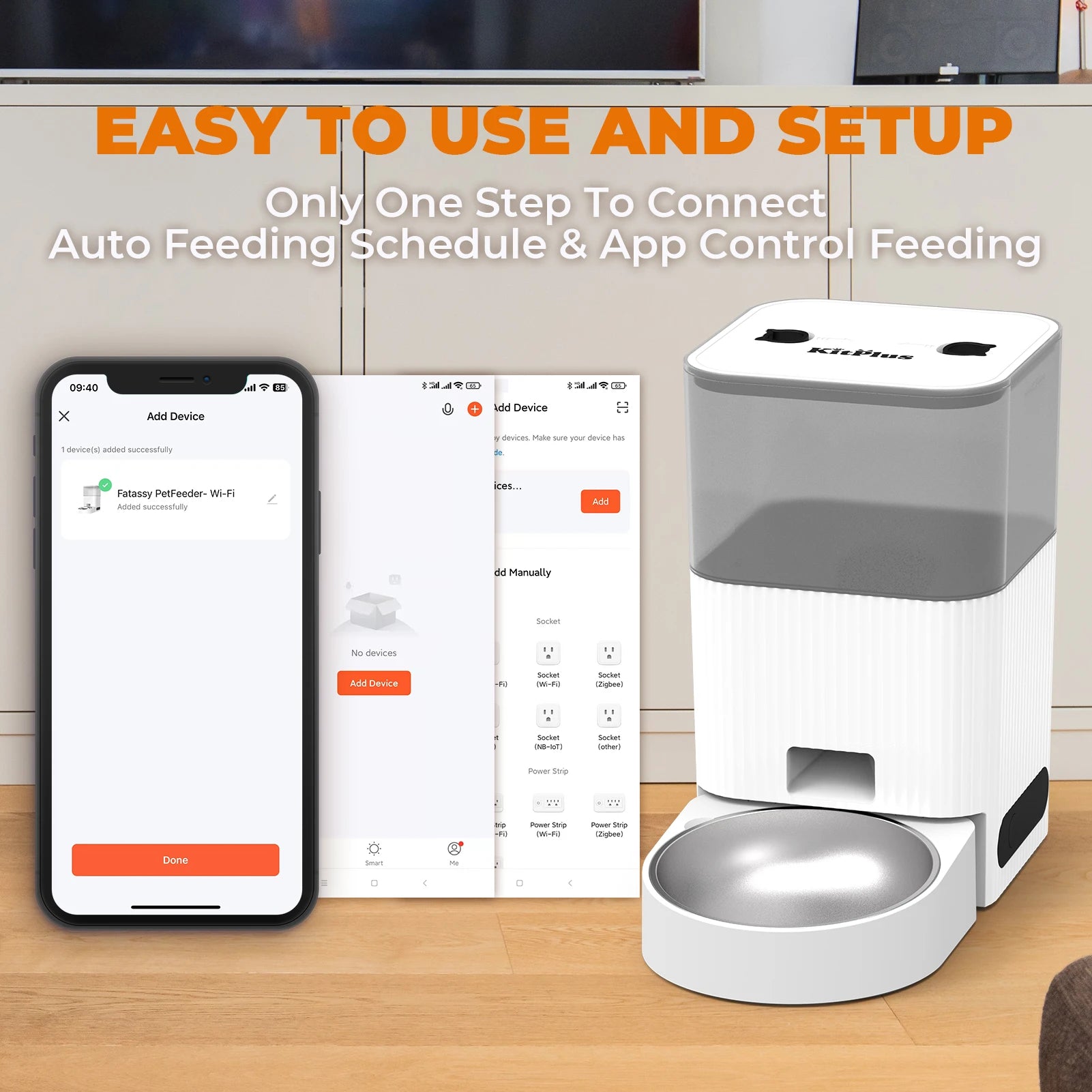 Automatic Pet Feeder with App Control & Voice Recording