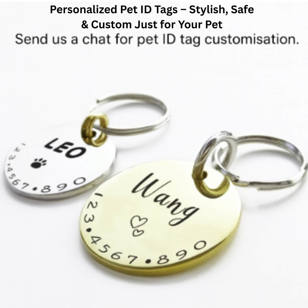 Personalized Pet ID Tags – Stylish, Safe & Custom Just for Your Pet