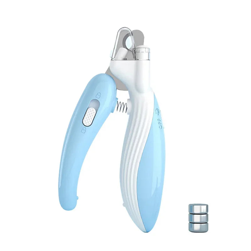 LED Pet Nail Clippers for Dogs & Cats – Professional Grooming Scissors