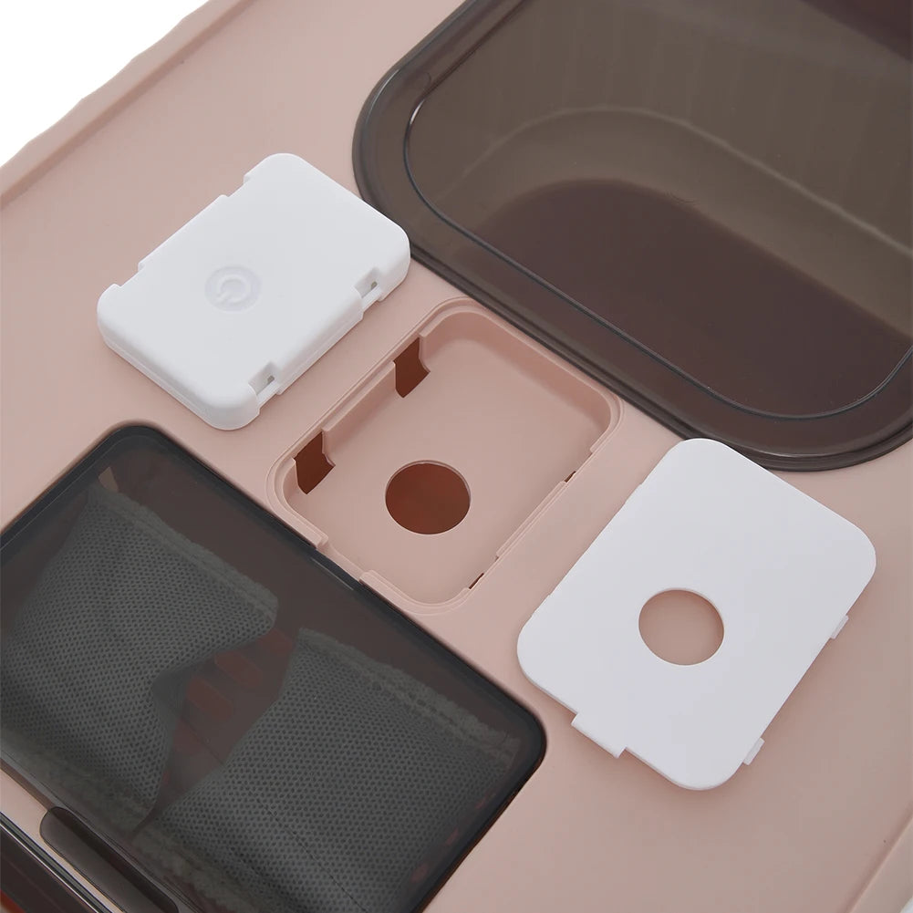 Tieker fully enclosed UV sterilizing cat litter box top entry splash-proof cat toilet large capacity