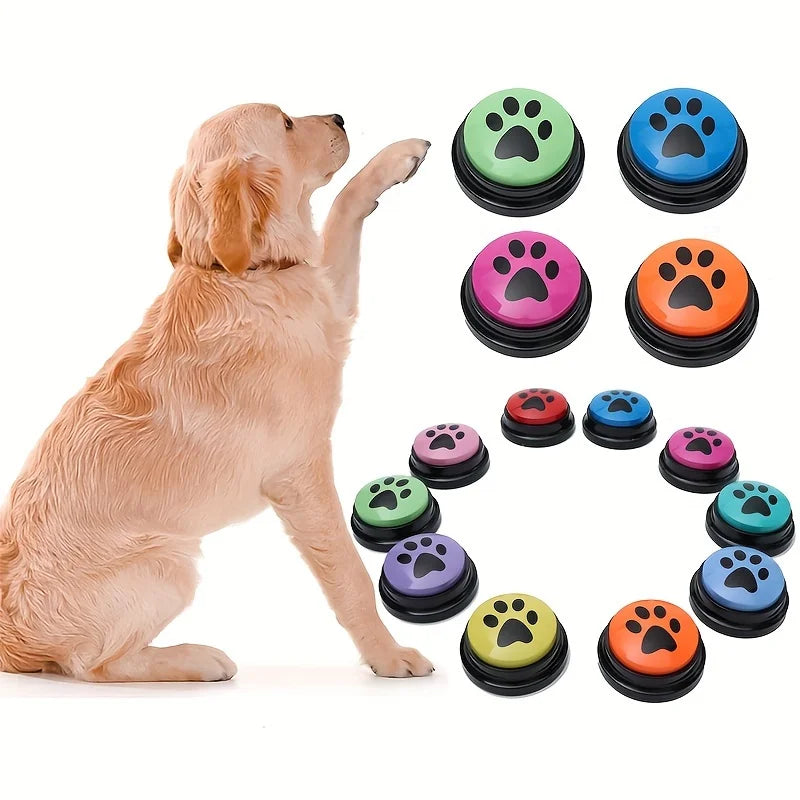 Interactive Dog Training Buttons – Recordable Talking Pet Communication Toy for Dogs & Cats