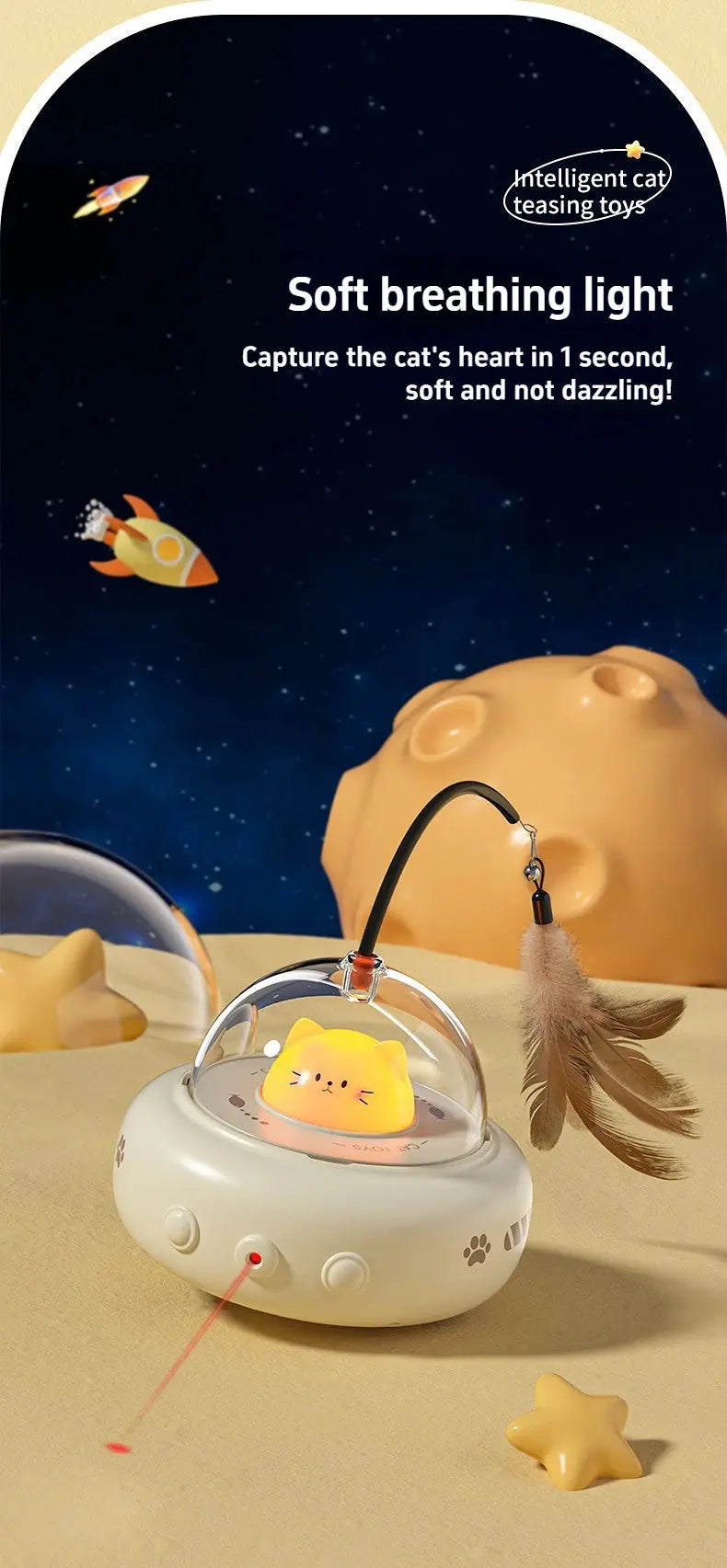 Smart teaser cat toy PetWhiz