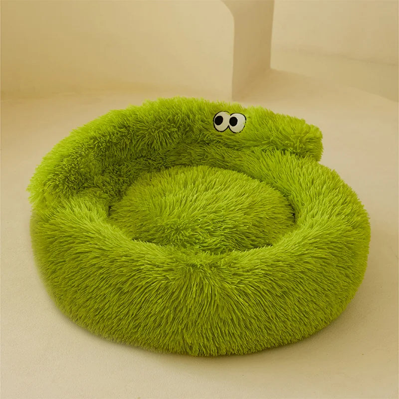 Super Cat Bed Warm Sleeping Cat Nest Soft Long Plush Best Pet Dog Bed
