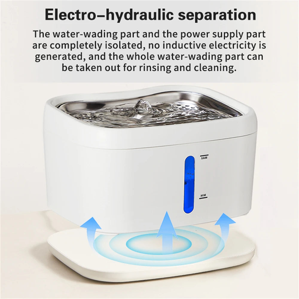 Cat water fountain with app PetWhiz