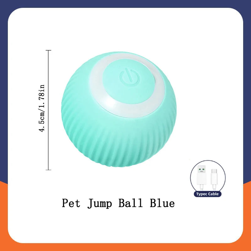 USB Rechargeable Smart Pet Ball – Automatic Interactive Dog & Cat Toy