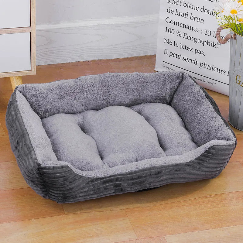 Color Square Winter Pet Bed House PetWhiz
