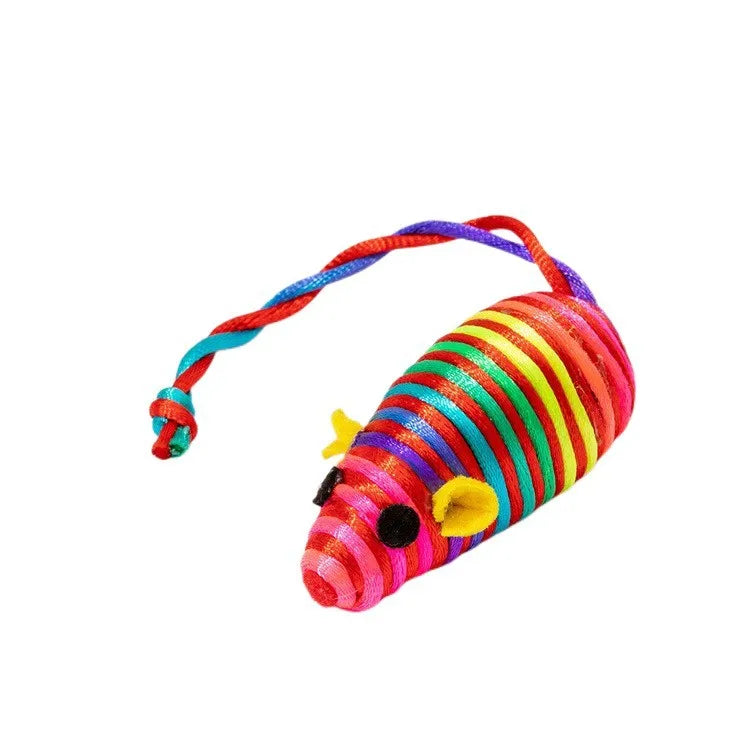 3-200 Pcs Rattle Cat Mouse Toys Also Prefilled Catnip Faux Fur Cat Toys Interactive Cat Game Catnip Toys for Cats Pet Products