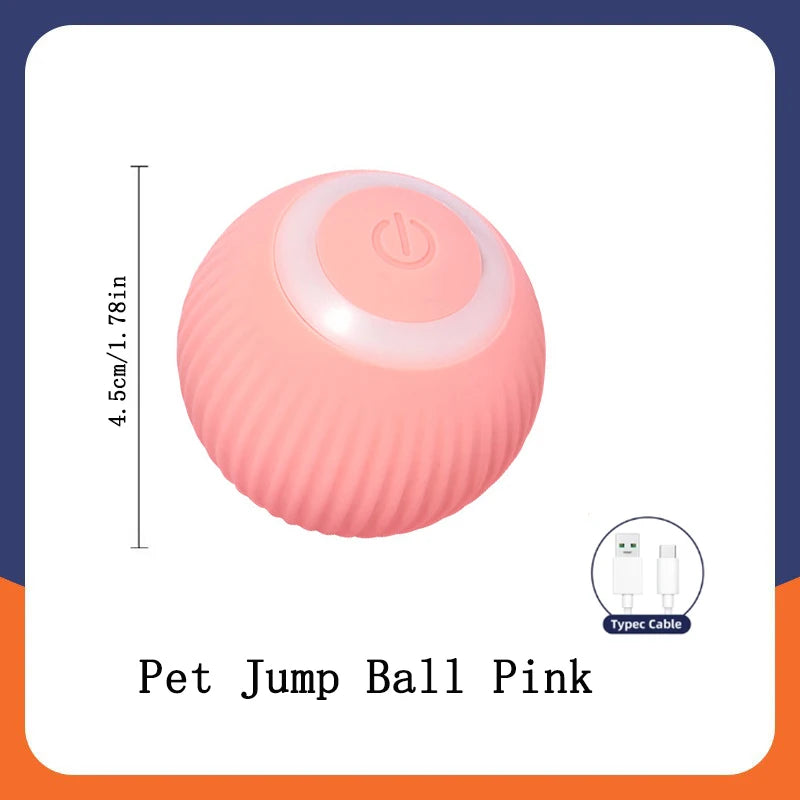 USB Rechargeable Smart Pet Ball – Automatic Interactive Dog & Cat Toy