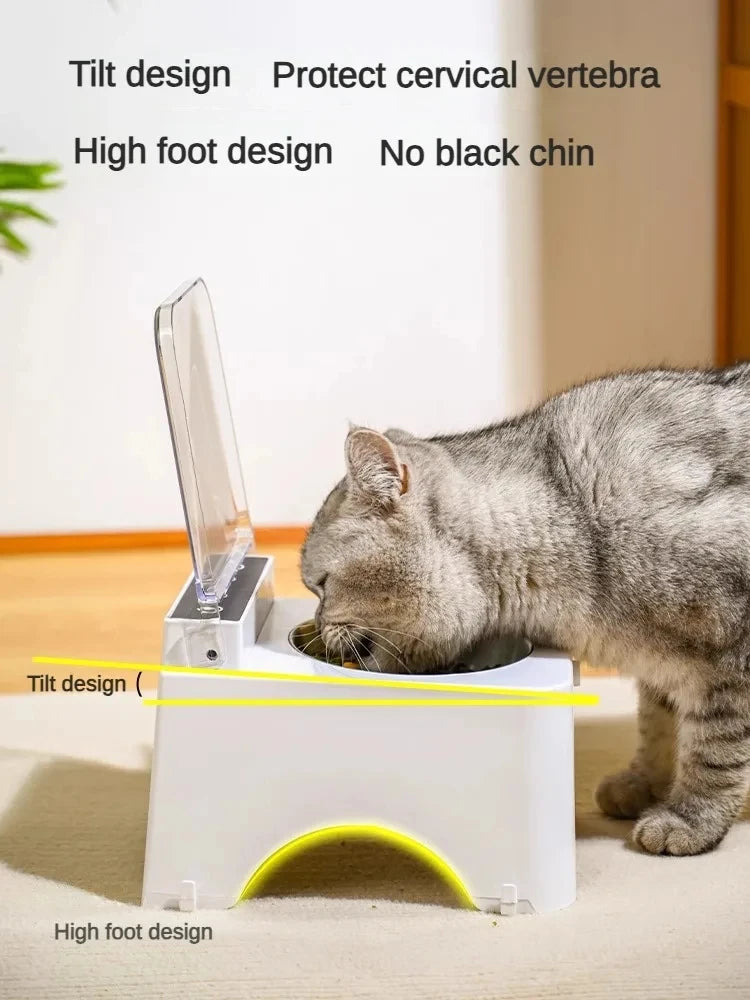 Smart Cat Bowl – Auto Open Pet Feeder for Cats & Dogs