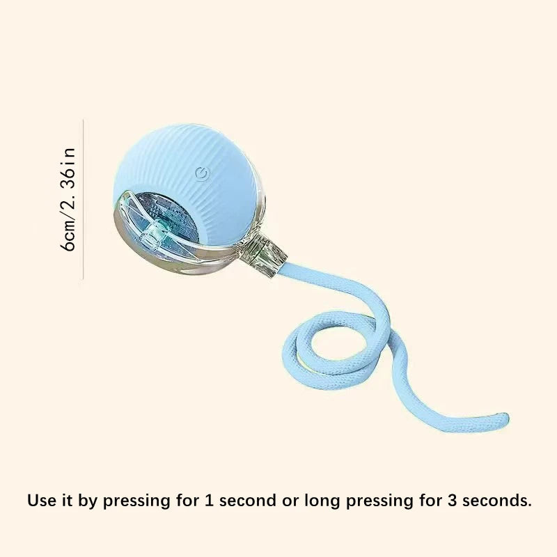 USB Rechargeable Smart Pet Ball – Automatic Interactive Dog & Cat Toy