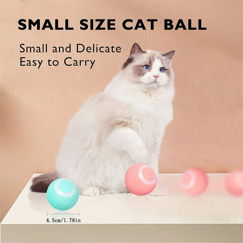 USB Rechargeable Smart Pet Ball – Automatic Interactive Dog & Cat Toy