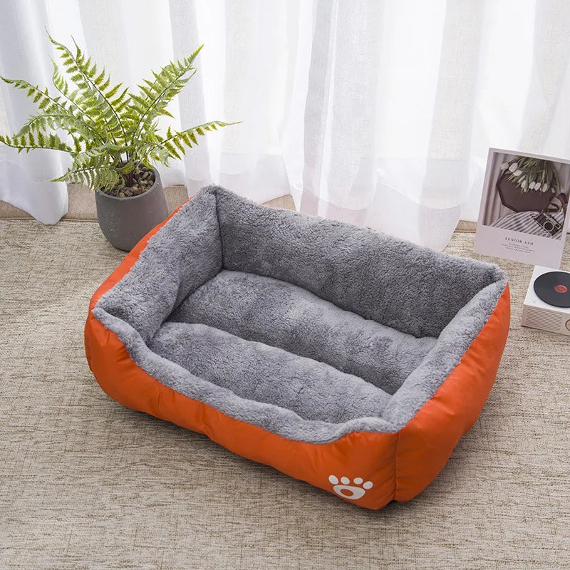 Color Square Winter Pet Bed House PetWhiz