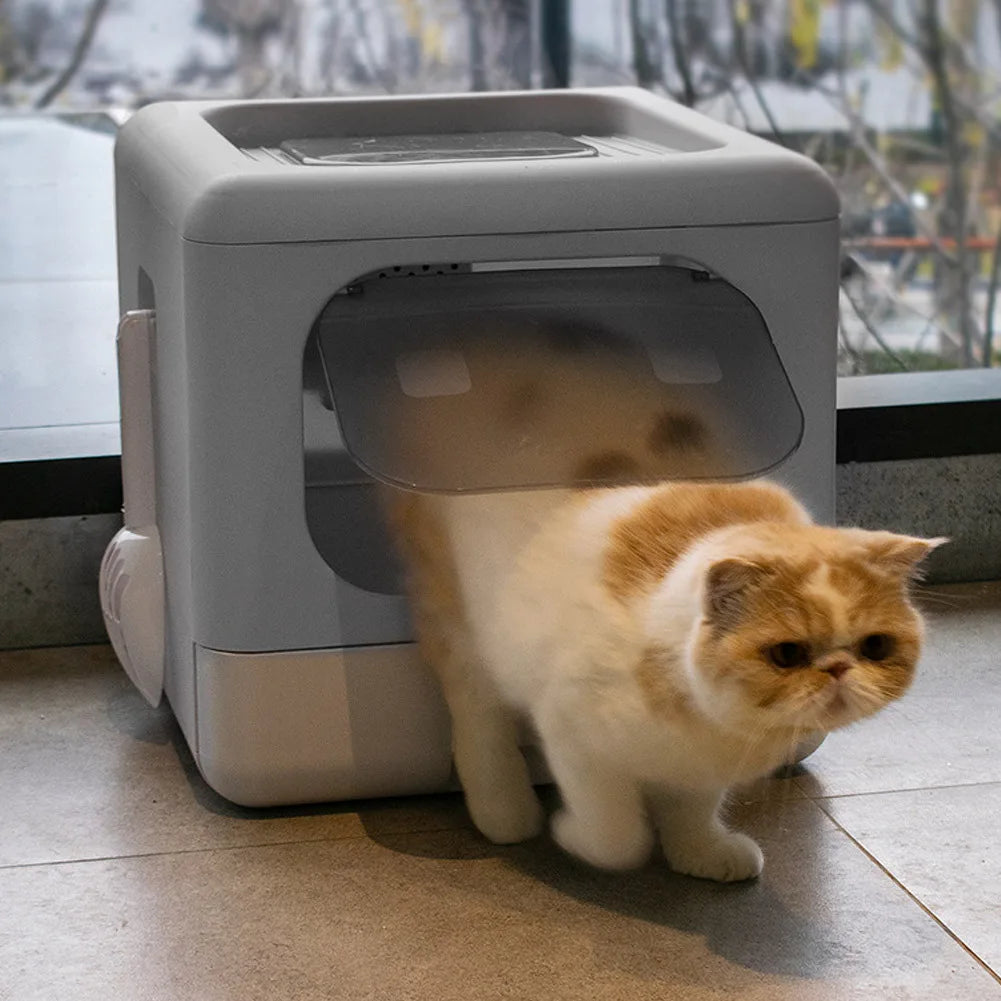 Full Enclosed Cat Toilet Litter Box - Privacy, Cleanliness, Purrfection