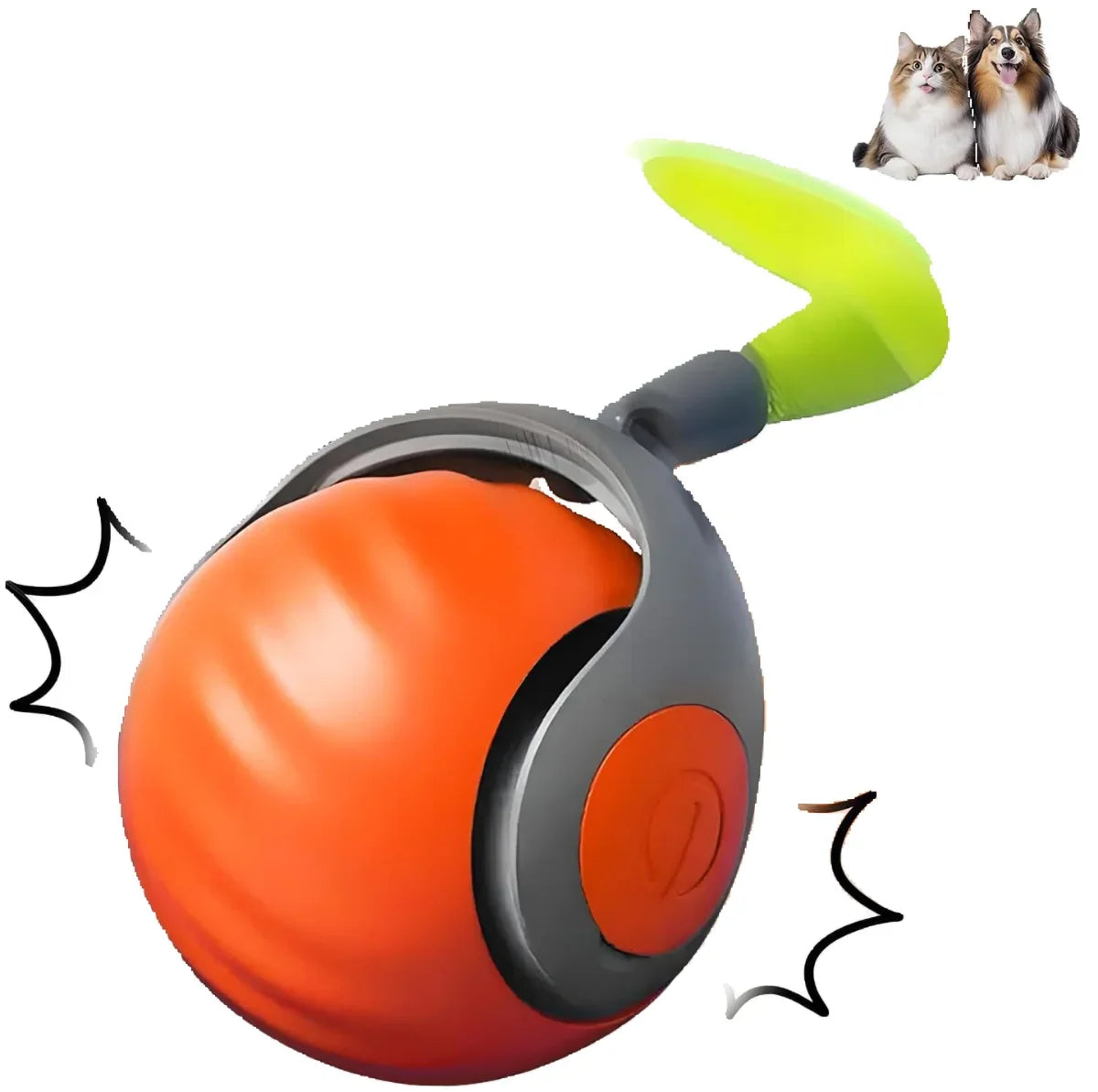 Interactive dog ball with motion sensor PetWhiz
