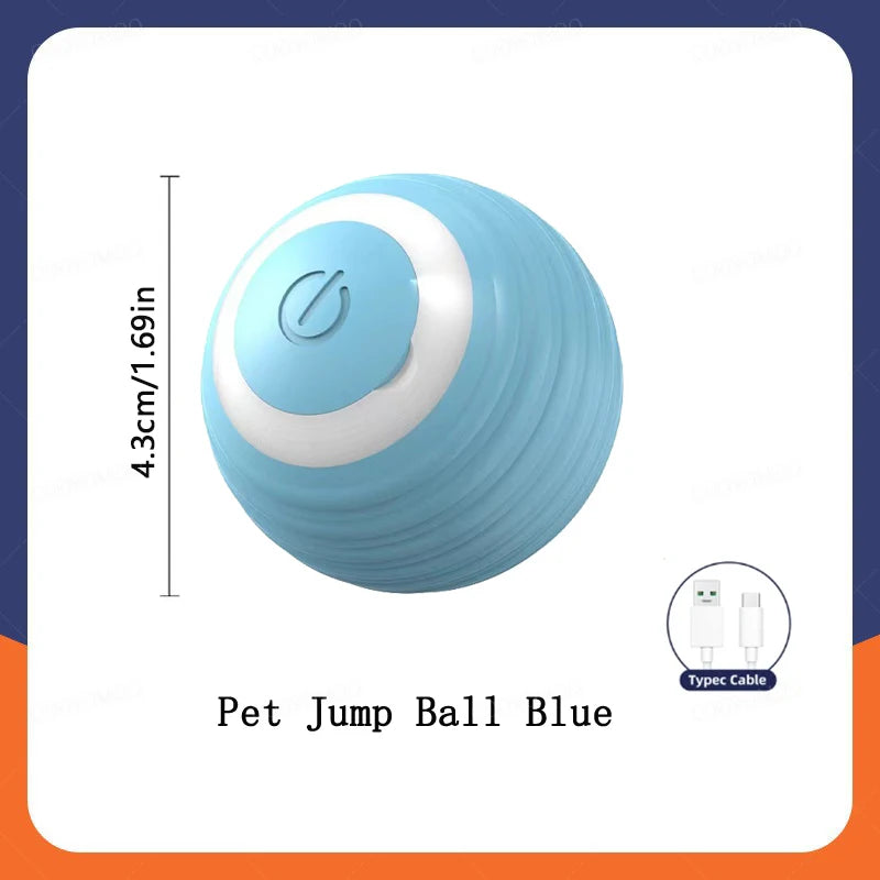 USB Rechargeable Smart Pet Ball – Automatic Interactive Dog & Cat Toy
