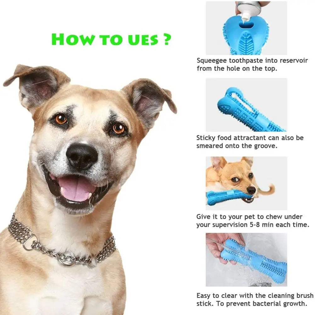 Soft Rubber Dog Toothbrush PetWhiz