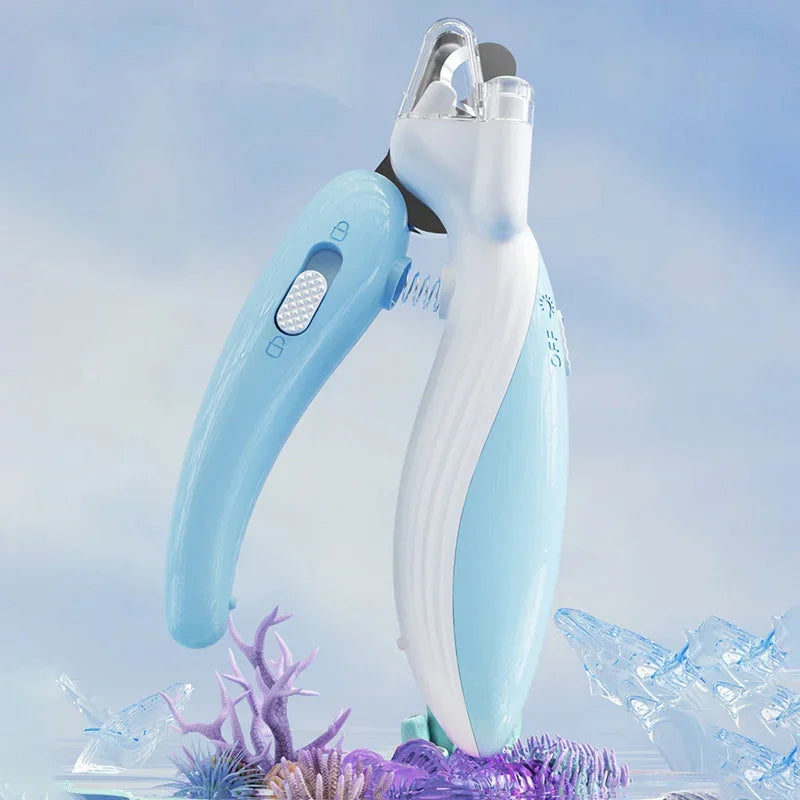 LED Pet Nail Clippers for Dogs & Cats – Professional Grooming Scissors