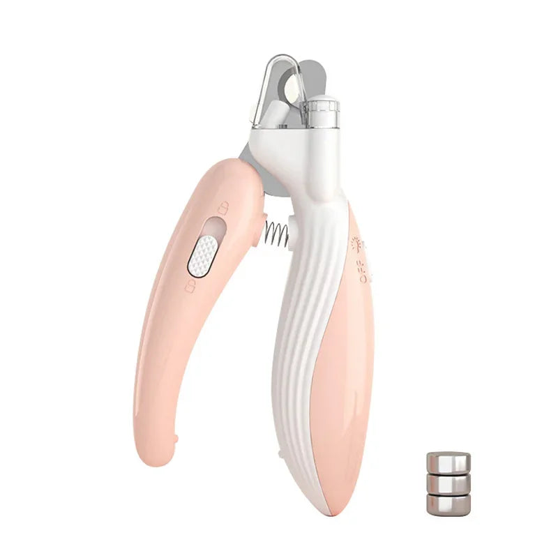 LED Pet Nail Clippers for Dogs & Cats – Professional Grooming Scissors