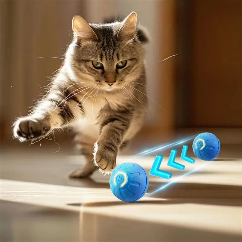 USB Rechargeable Smart Pet Ball – Automatic Interactive Dog & Cat Toy