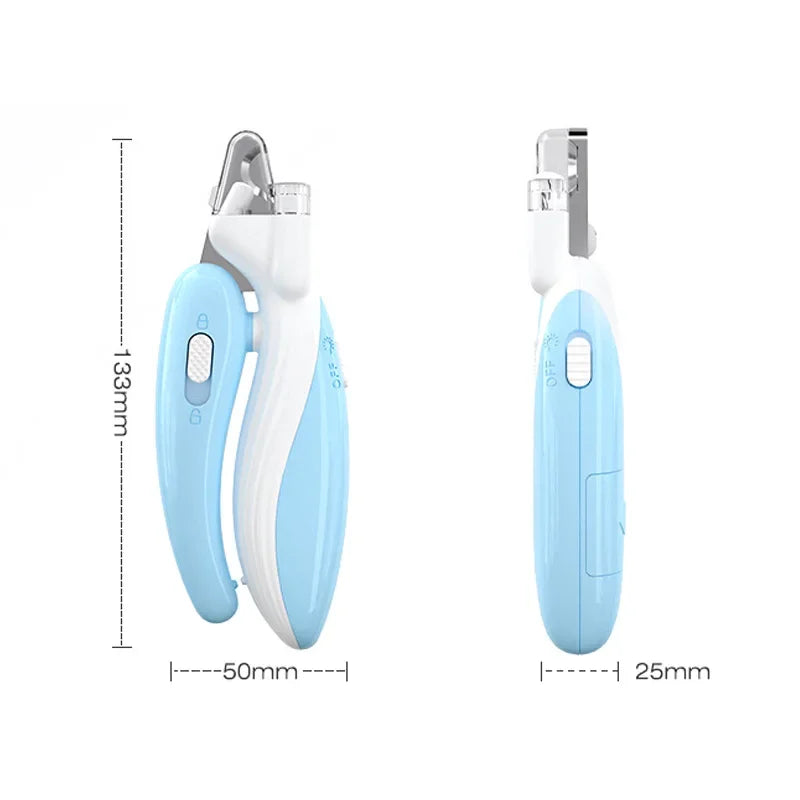 LED Pet Nail Clippers for Dogs & Cats – Professional Grooming Scissors