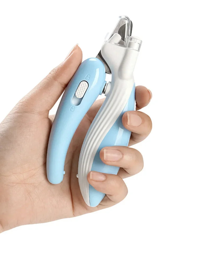 LED Pet Nail Clippers for Dogs & Cats – Professional Grooming Scissors