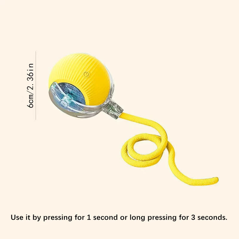 USB Rechargeable Smart Pet Ball – Automatic Interactive Dog & Cat Toy