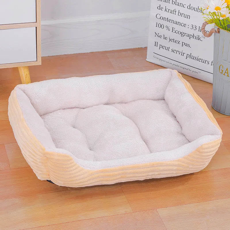 Color Square Winter Pet Bed House PetWhiz