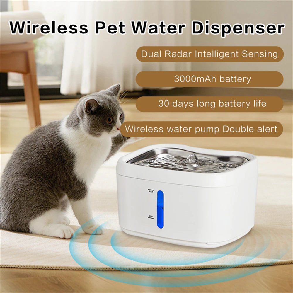 Cat water fountain with app PetWhiz