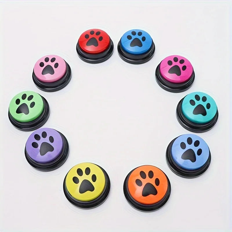 Interactive Dog Training Buttons – Recordable Talking Pet Communication Toy for Dogs & Cats