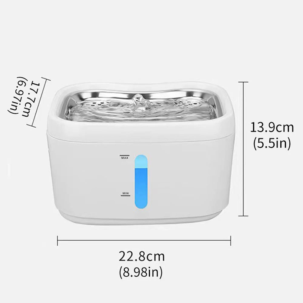 Cat water fountain with app PetWhiz
