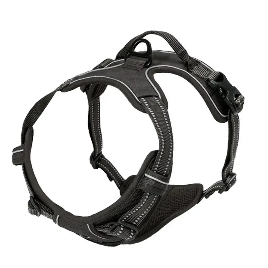No Pull Dog Harness – Front Clip, Heavy Duty, Reflective with Easy Control Handle for Large Dogs