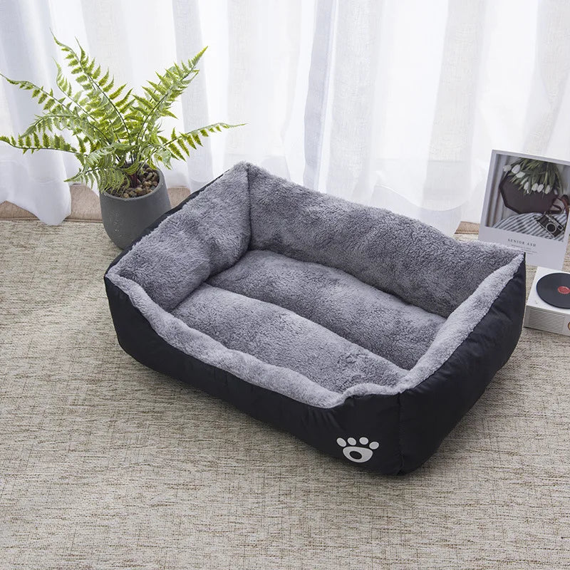 Color Square Winter Pet Bed House PetWhiz