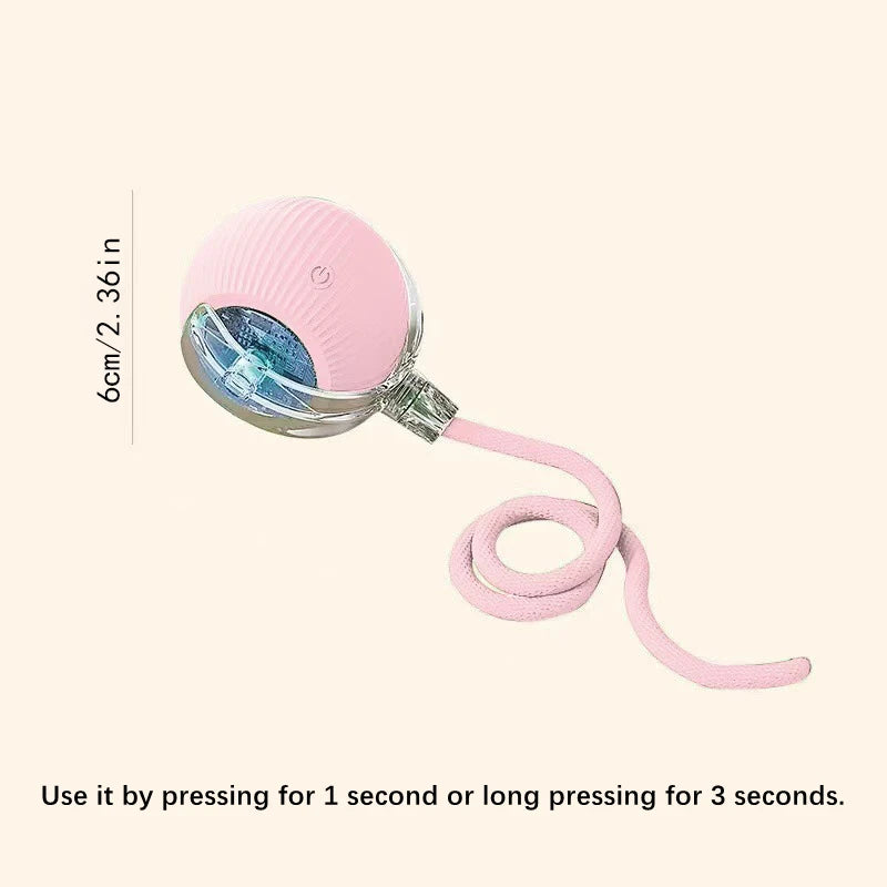 USB Rechargeable Smart Pet Ball – Automatic Interactive Dog & Cat Toy