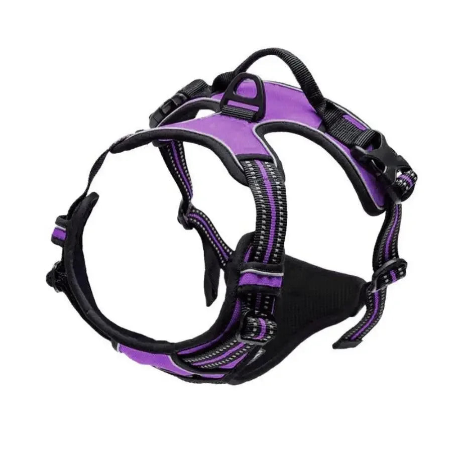 No Pull Dog Harness – Front Clip, Heavy Duty, Reflective with Easy Control Handle for Large Dogs