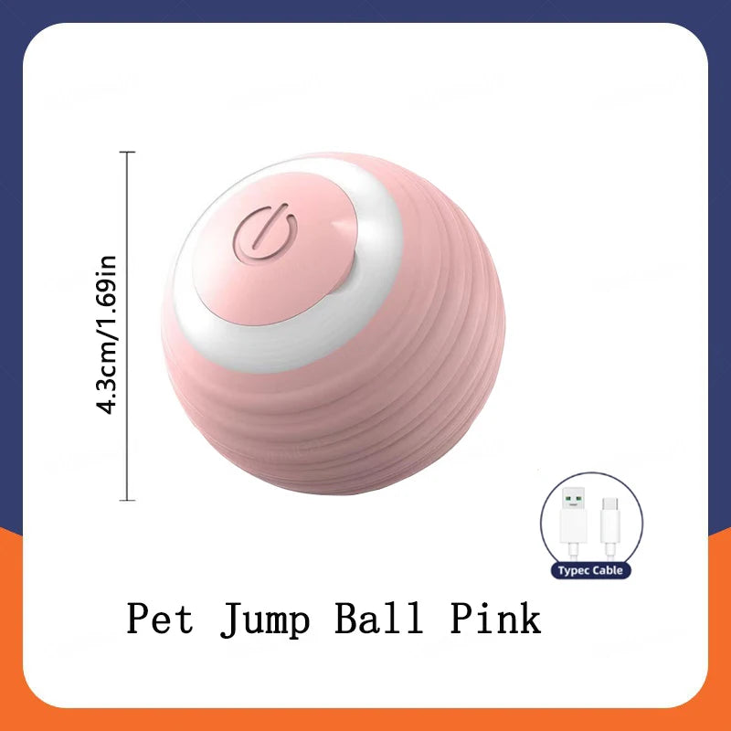 USB Rechargeable Smart Pet Ball – Automatic Interactive Dog & Cat Toy