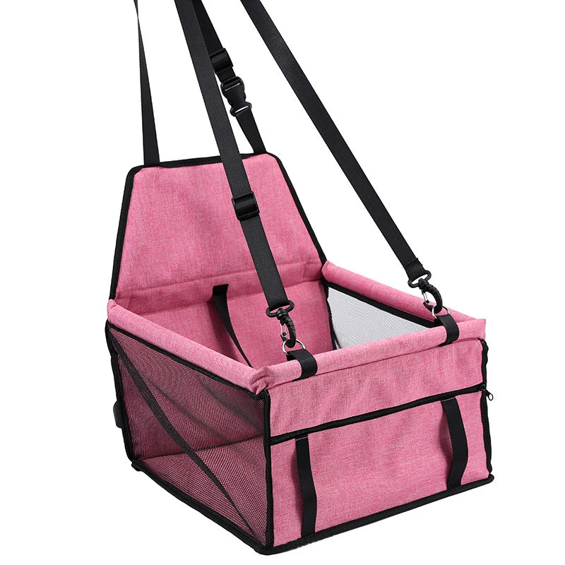 Waterproof Travel Dog Car Seat Carrier – Pet Booster Seat Hammock for Small & Medium Dogs and Cats