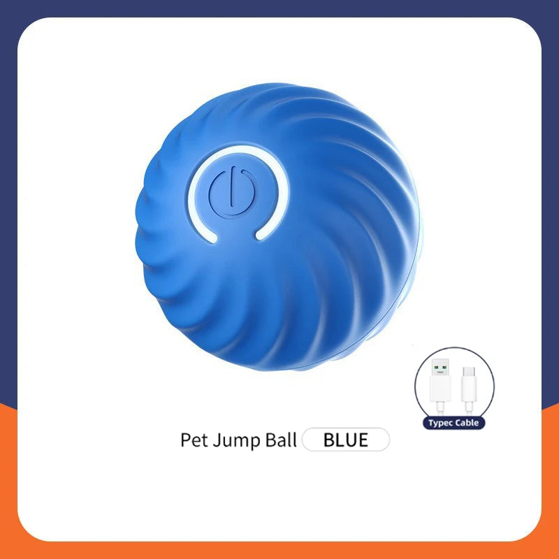 USB Rechargeable Smart Pet Ball – Automatic Interactive Dog & Cat Toy