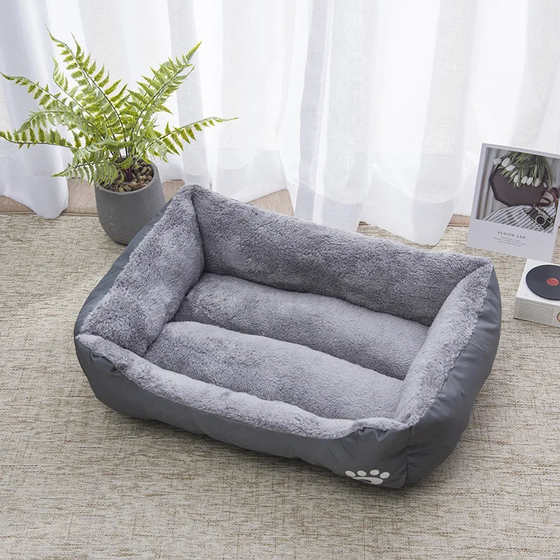 Color Square Winter Pet Bed House PetWhiz