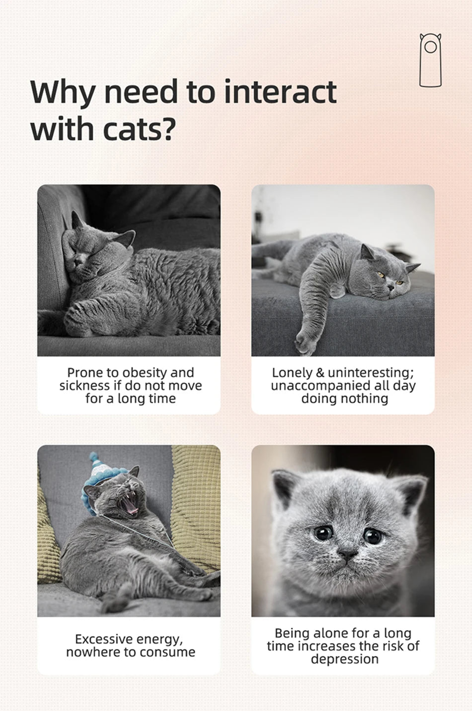 Automatic Cat laser toy PetWhiz