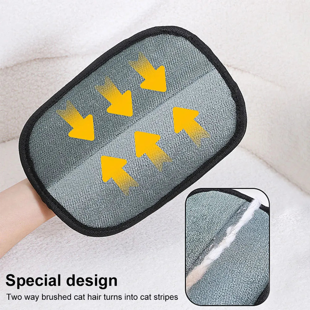 Gentle Pet Grooming Gloves - Gentle on Pets,Tough on Hair!