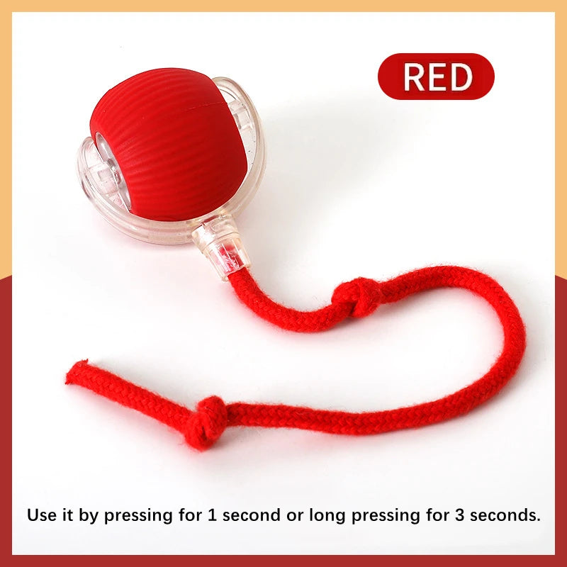 USB Rechargeable Smart Pet Ball – Automatic Interactive Dog & Cat Toy